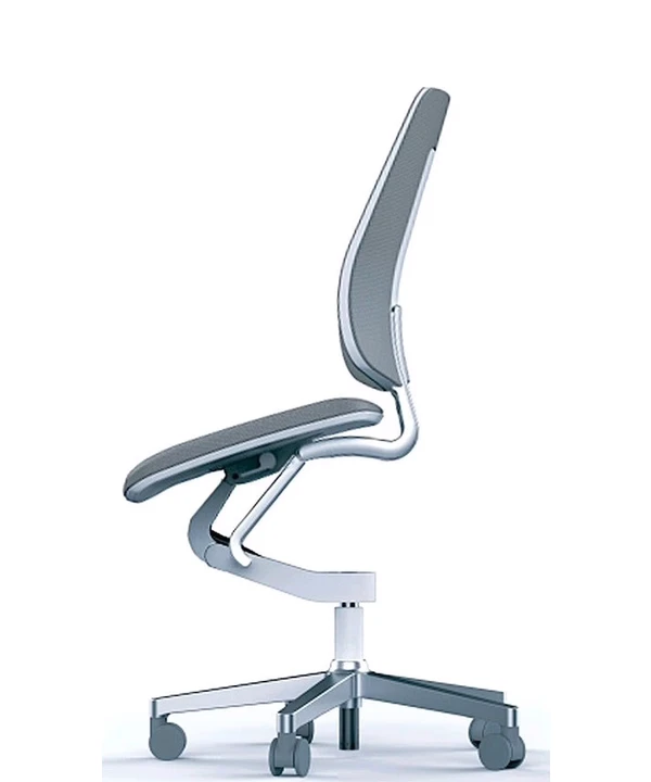 Later chair concept showing the mechanism beneath the seat